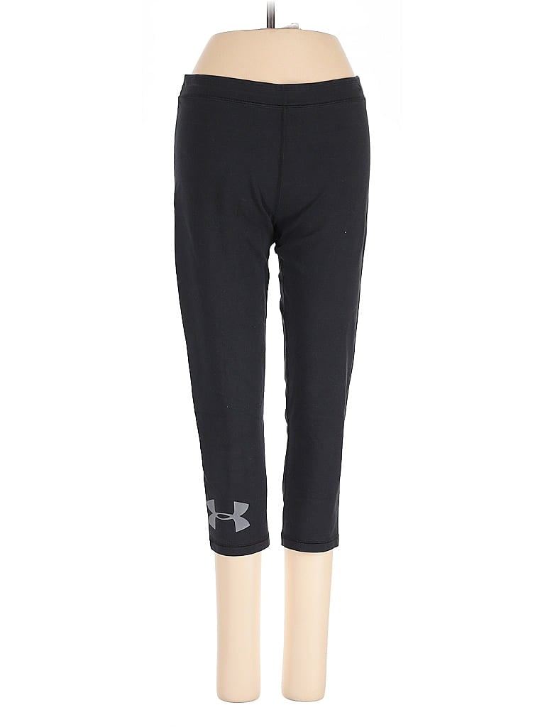 Pre-owned Under Armour Active Pants In Black