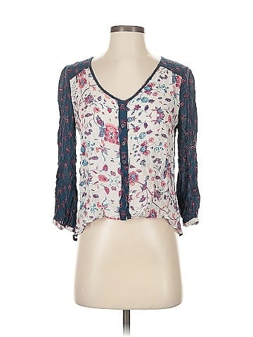 Ecote 3/4 Sleeve Blouse (view 1)