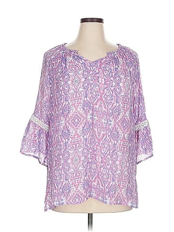 New Directions 3/4 Sleeve Blouse (view 1)