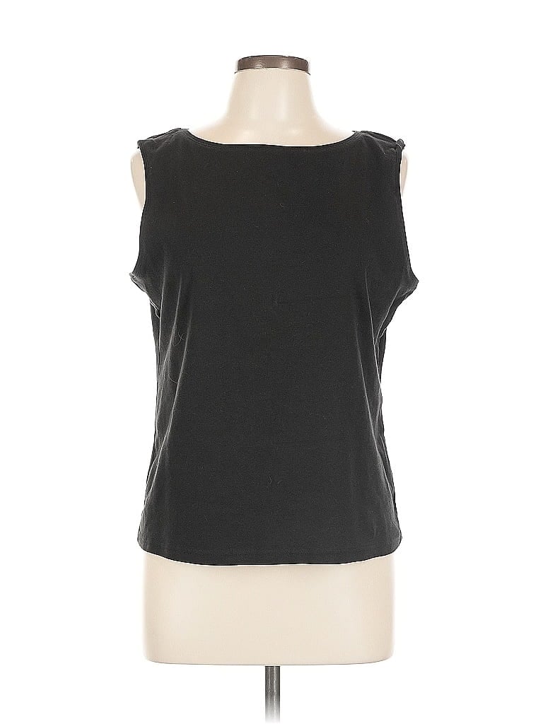 Click to view more detailed imagery on our partner's website Pre-owned Karen Scott Sleeveless T-shirt In Black