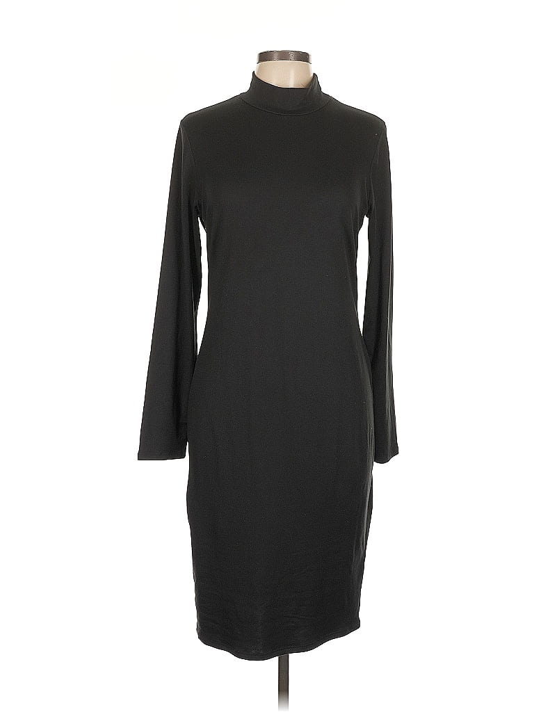 Pre-owned Leith Long Sleeve Turtleneck In Black