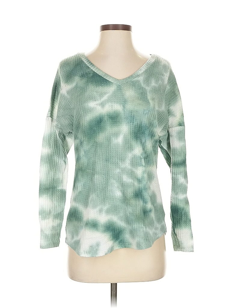 Pre-owned Pink Lily Long Sleeve T-shirt In Green