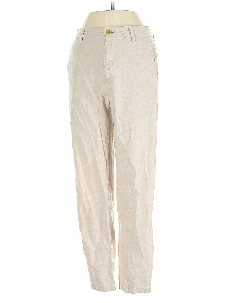 Pre-owned Uniqlo Linen Pants In White