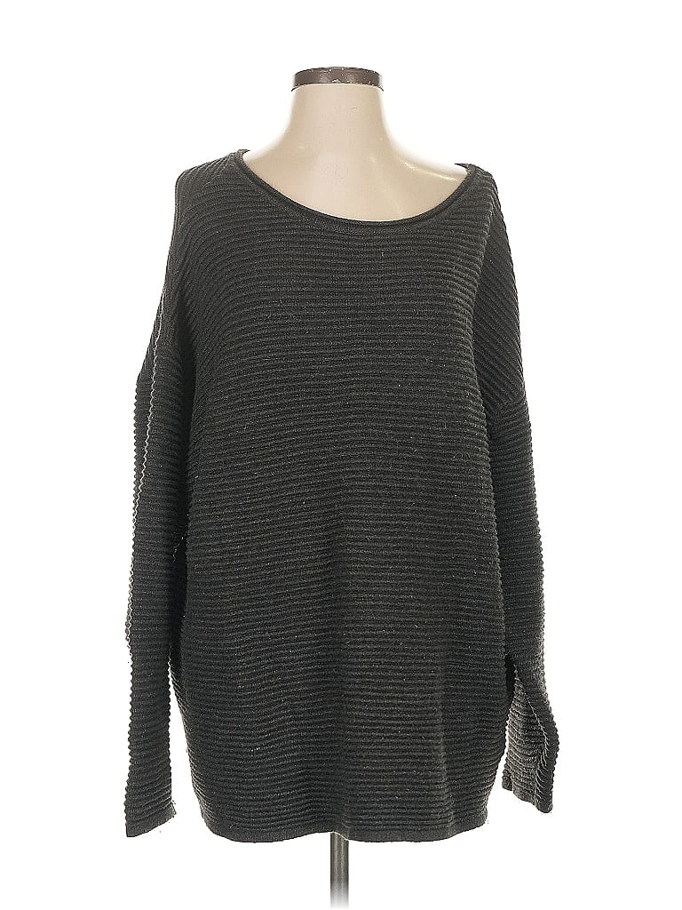 Pre-owned Zara Pullover Sweater In Gray