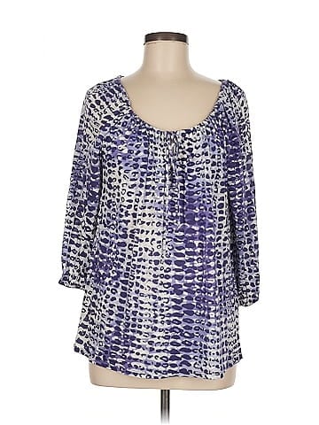 Velvet 3/4 Sleeve Blouse (view 1)