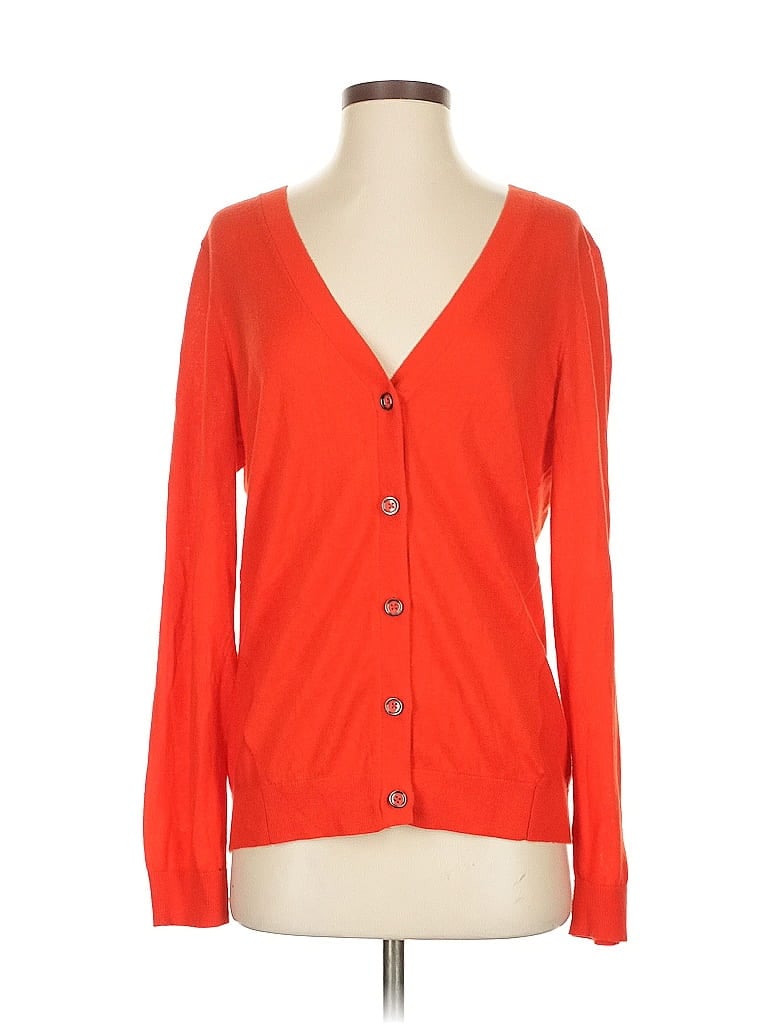 Pre-owned Cabi Cardigan Sweater In Orange