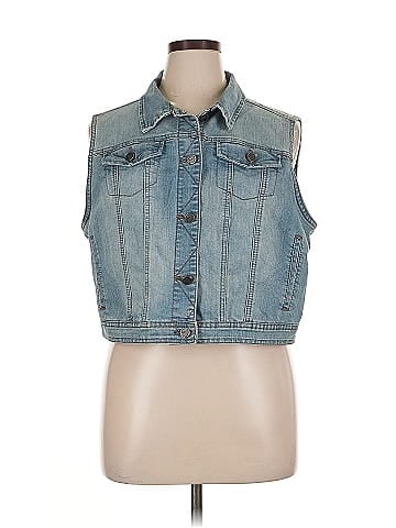 Earl Jean Denim Vest (view 1)