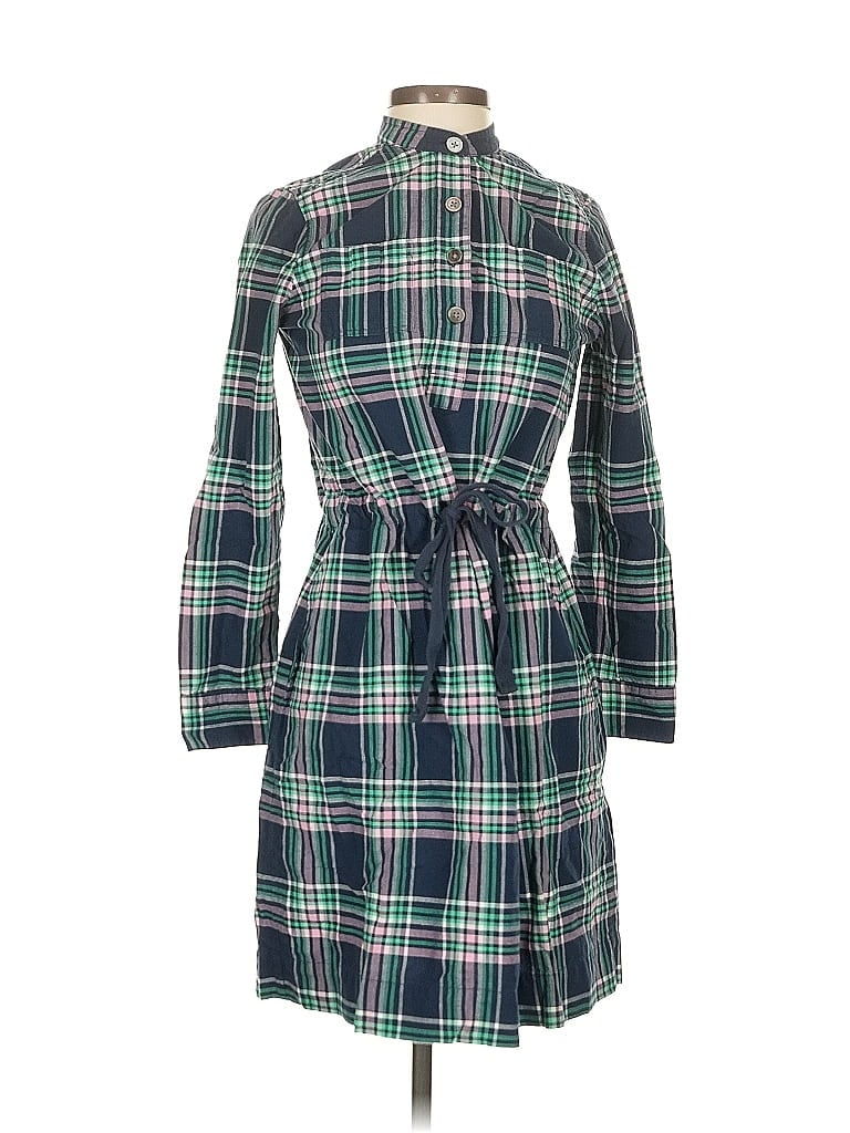 Pre-owned Lands' End Casual Dress In Green