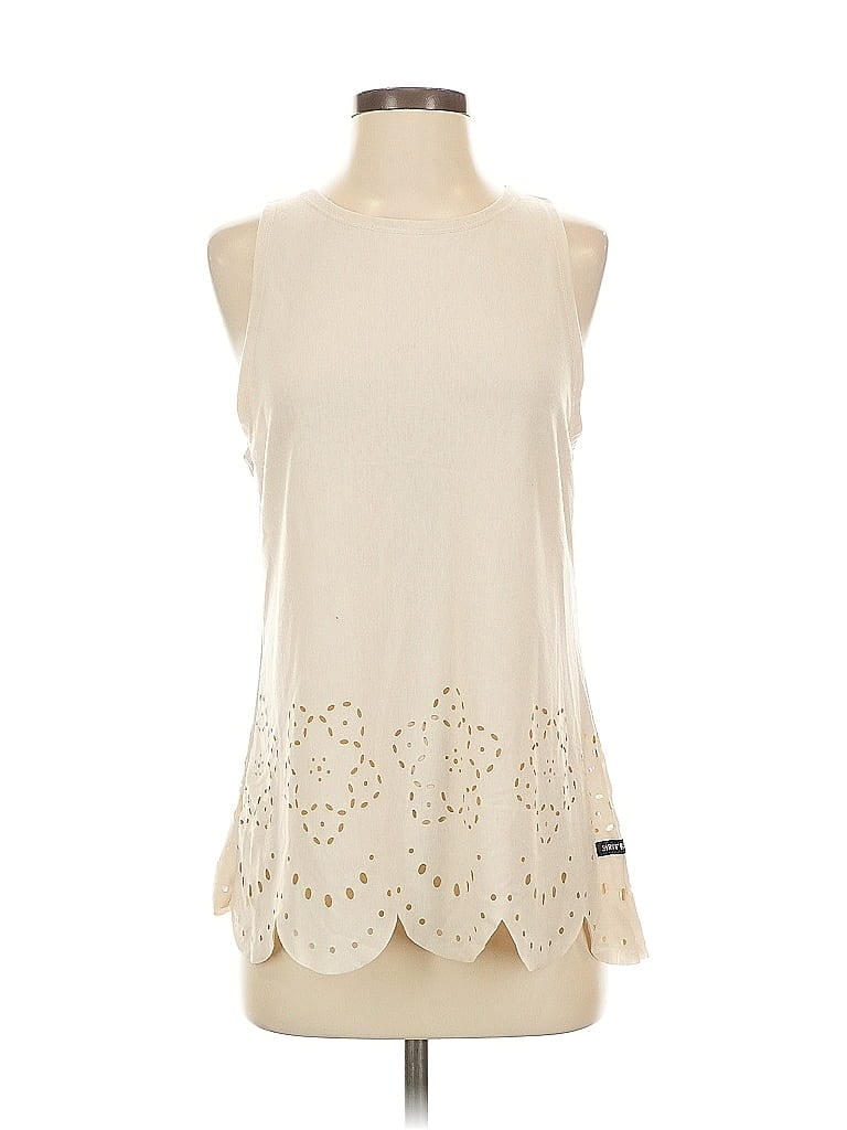 Pre-owned Assorted Brands Sleeveless Blouse In White