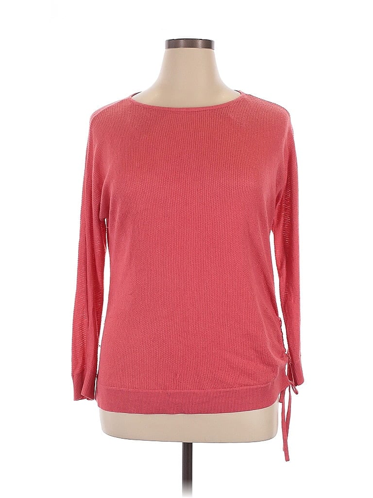 Pre-owned Inc International Concepts Pullover Sweater In Pink