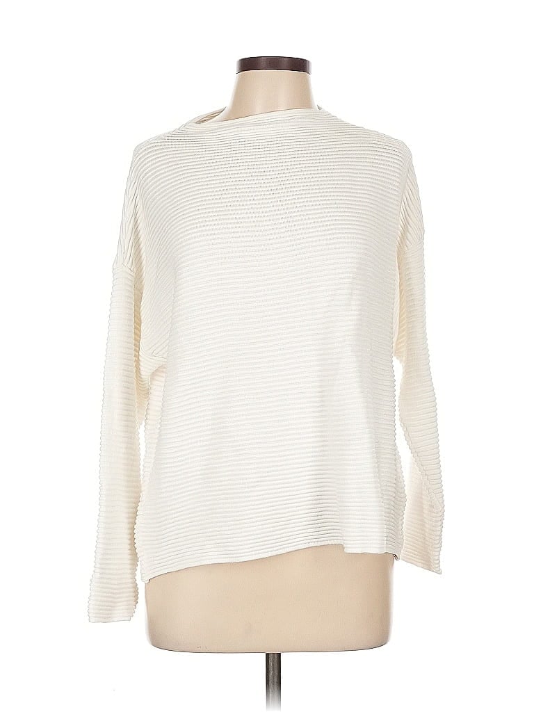 Pre-owned H&m Pullover Sweater In White