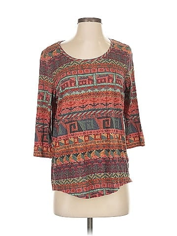 Peruvian Connection 3/4 Sleeve Top (view 1)