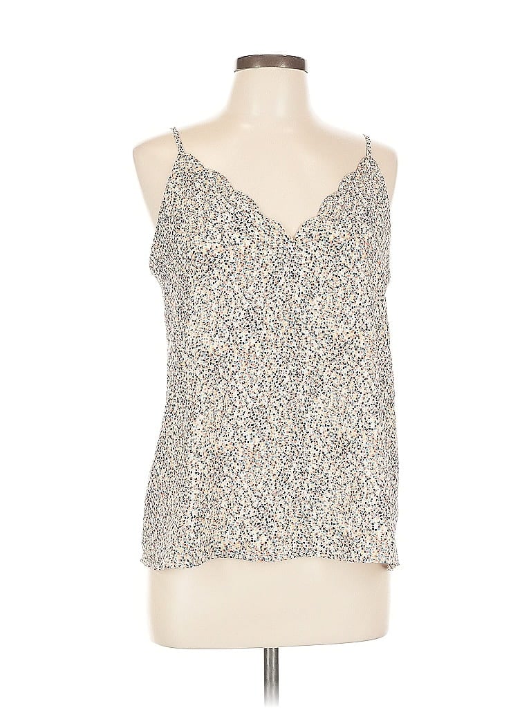 Pre-owned Socialite Sleeveless Top Ivory Sweetheart Neckline Tops In White