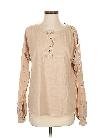 Hem & Thread Long Sleeve Blouse (view 1)