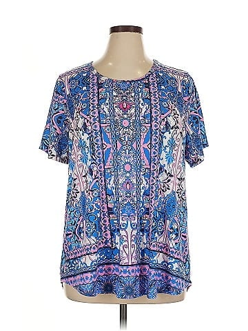 One World Short Sleeve Blouse (view 1)