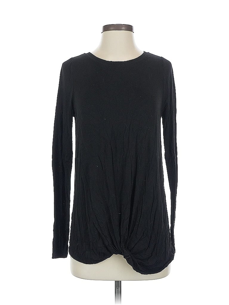 Pre-owned Z Supply Long Sleeve T-shirt In Black