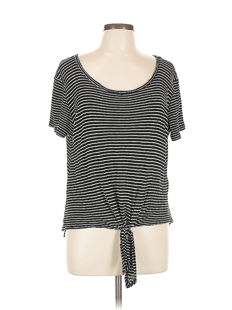 Pre-owned Final Touch Short Sleeve T-shirt In Black