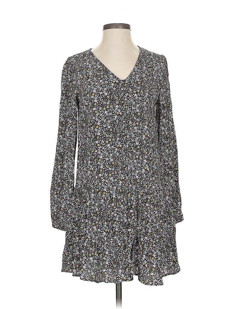 Pre-owned Ann Taylor Loft Casual Dress In Gray