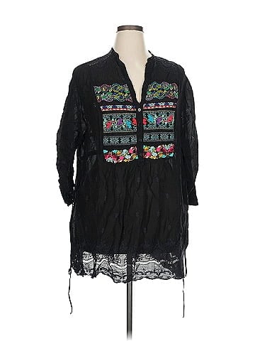 Johnny Was 3/4 Sleeve Blouse (view 1)