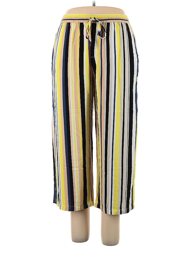 Pre-owned Peter Som Casual Pants In Yellow