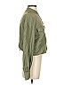 Express 100% Elastic Solid Green Long Sleeve Blouse Size S - photo 4