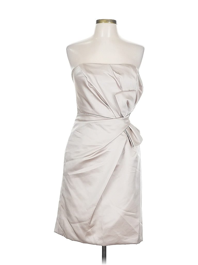 Pre-owned Assorted Brands Cocktail Dress In Silver