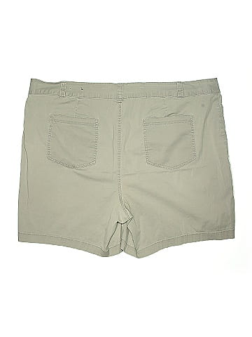 Lane Bryant Outlet Khaki Shorts (view 2)