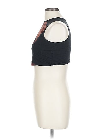 Cider 100% Cotton Brown Tank Top Size L