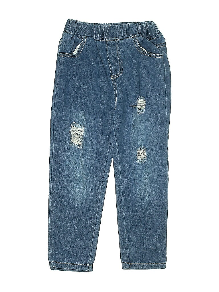 Pre-owned Shein Kids' Jeans In Blue