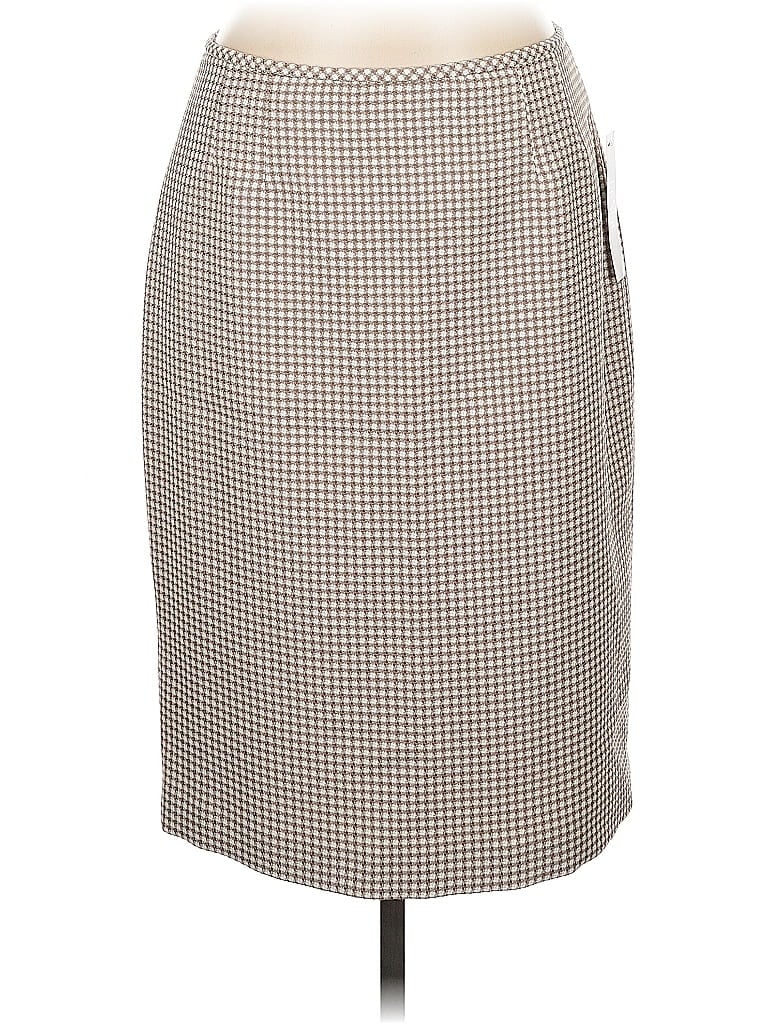 Click to view more detailed imagery on our partner's website Pre-owned Le Suit Formal Skirt In Brown