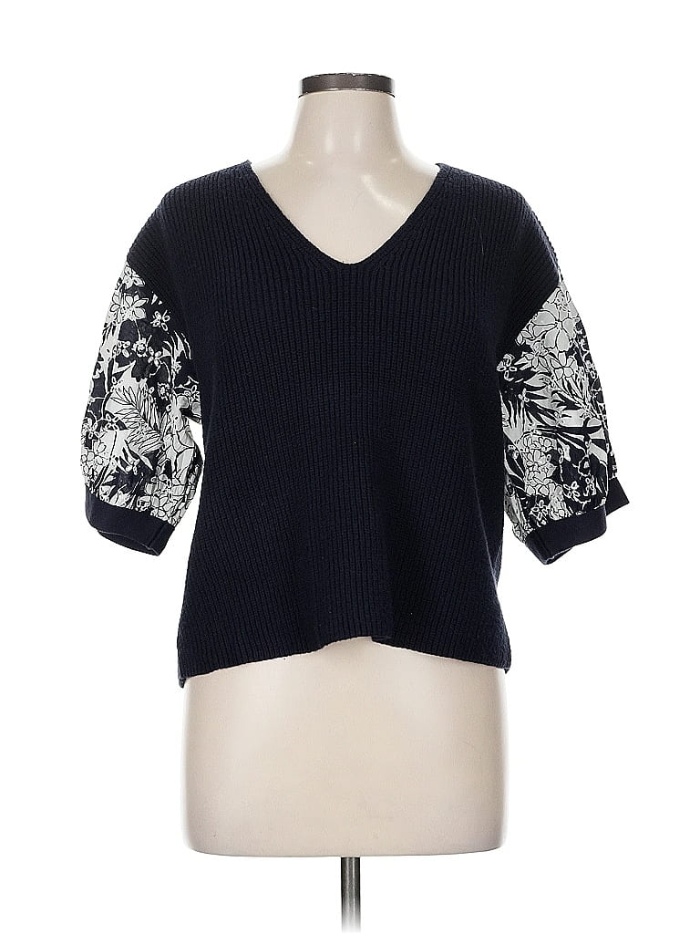 Pre-owned Ann Taylor Pullover Sweater In Blue