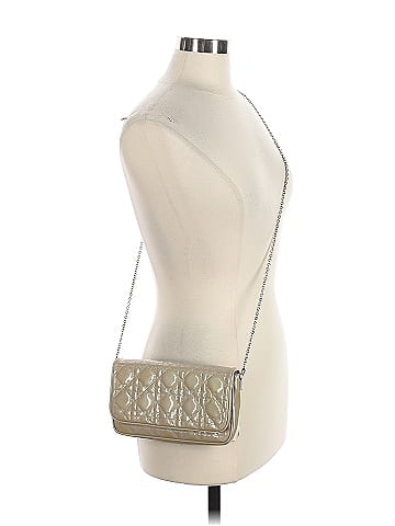 Christian Dior Vintage Patent Leather Cannage Rendezvous Chain Wallet  (view 2)