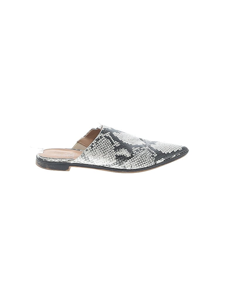 Pre-owned Franco Sarto Mule/clog In Gray