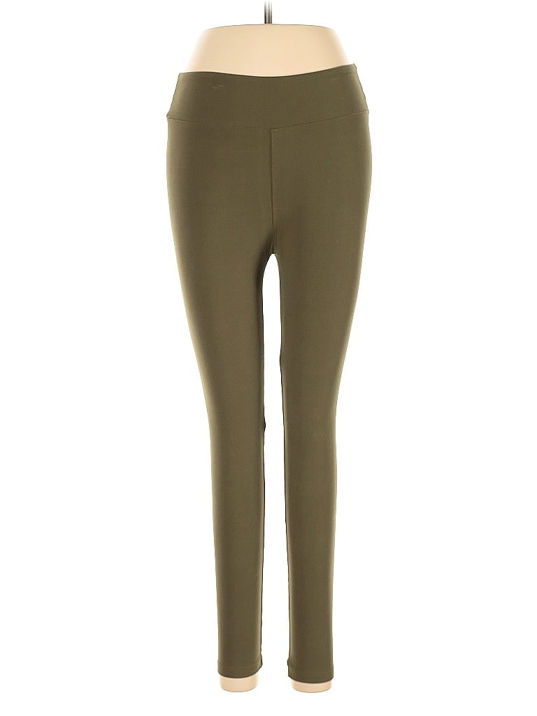 Pre-owned Lularoe Active Pants In Green