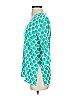 Escapada 100% Rayon Teal 3/4 Sleeve Blouse Size XS - photo 5