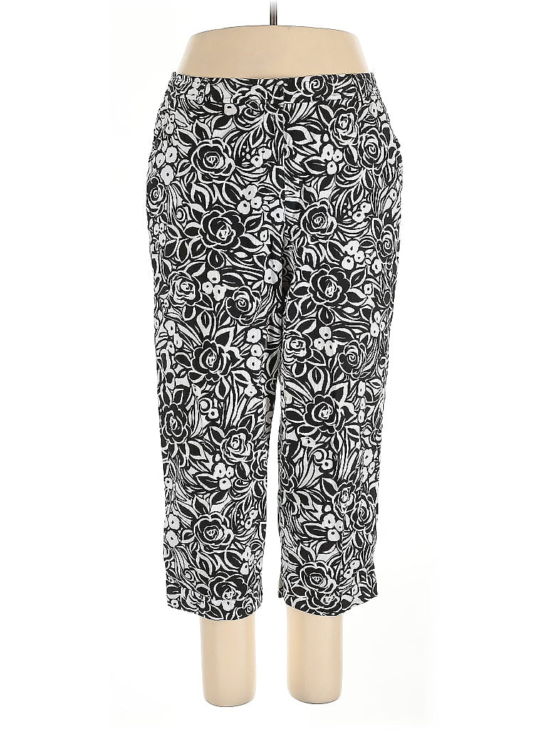 Pre-owned Karen Scott Sport Casual Pants In Black