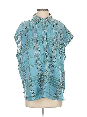 Pilcro by Anthropologie Short Sleeve Blouse (view 1)