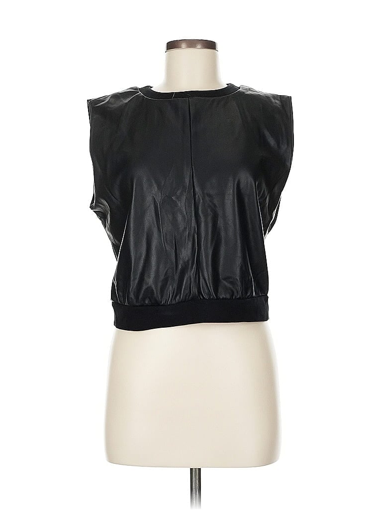 Pre-owned Express Outlet Sleeveless Blouse In Black