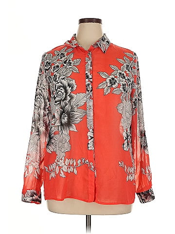 NY Collection Long Sleeve Blouse (view 1)