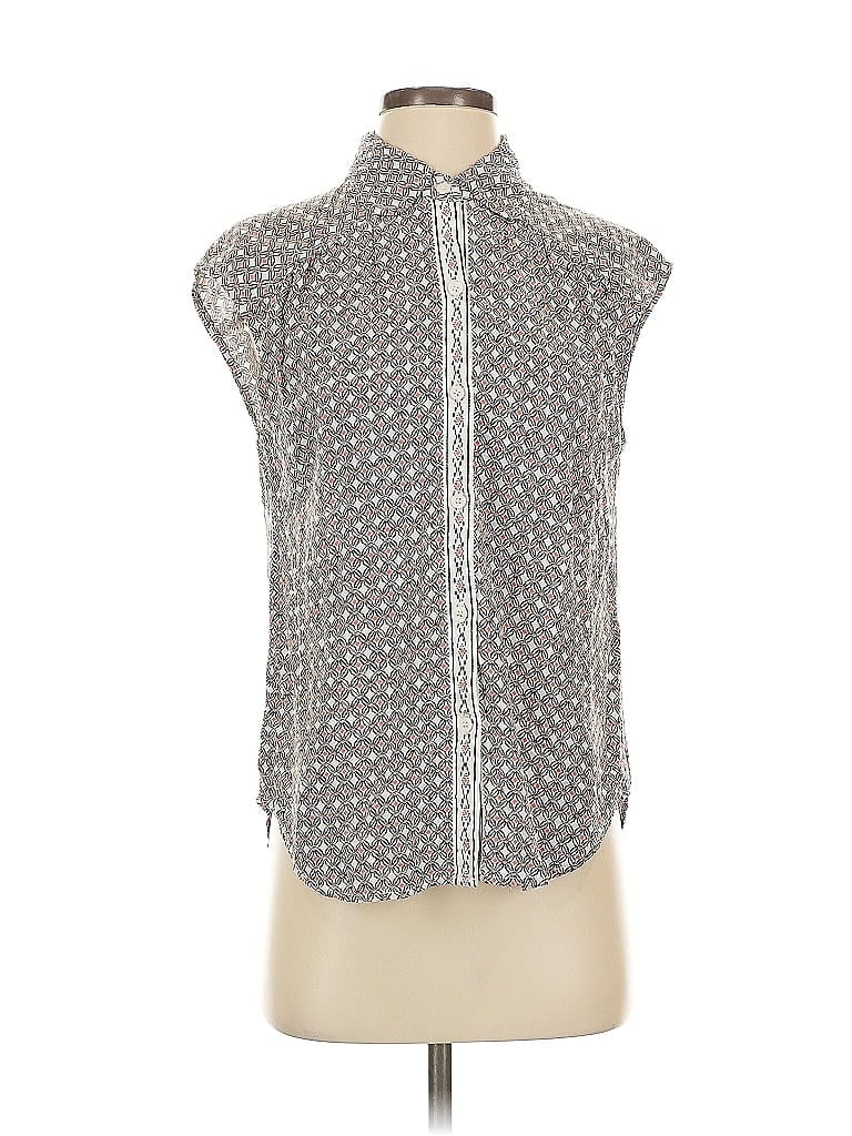 Pre-owned Max Studio Sleeveless Blouse In Black