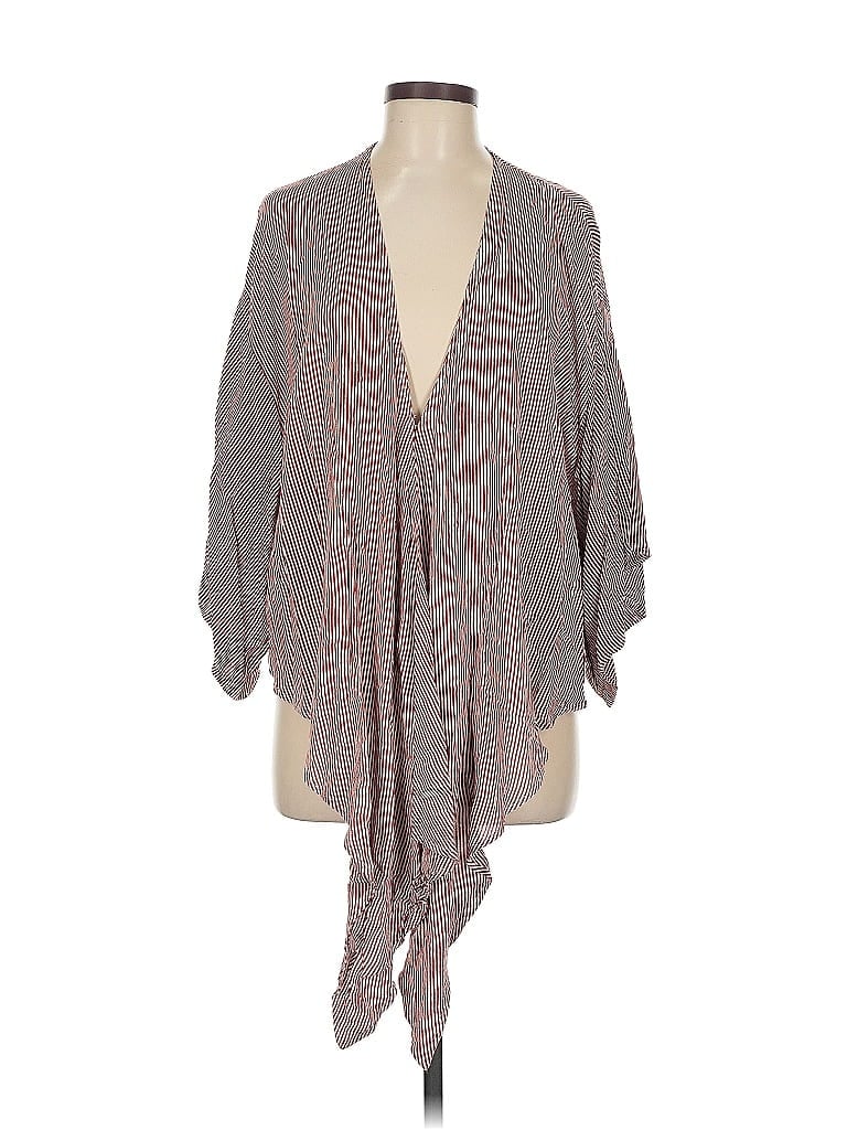 Pre-owned Faithfull The Brand Kimono In Gray