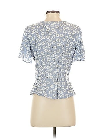 Hem & Thread Short Sleeve Blouse (view 2)