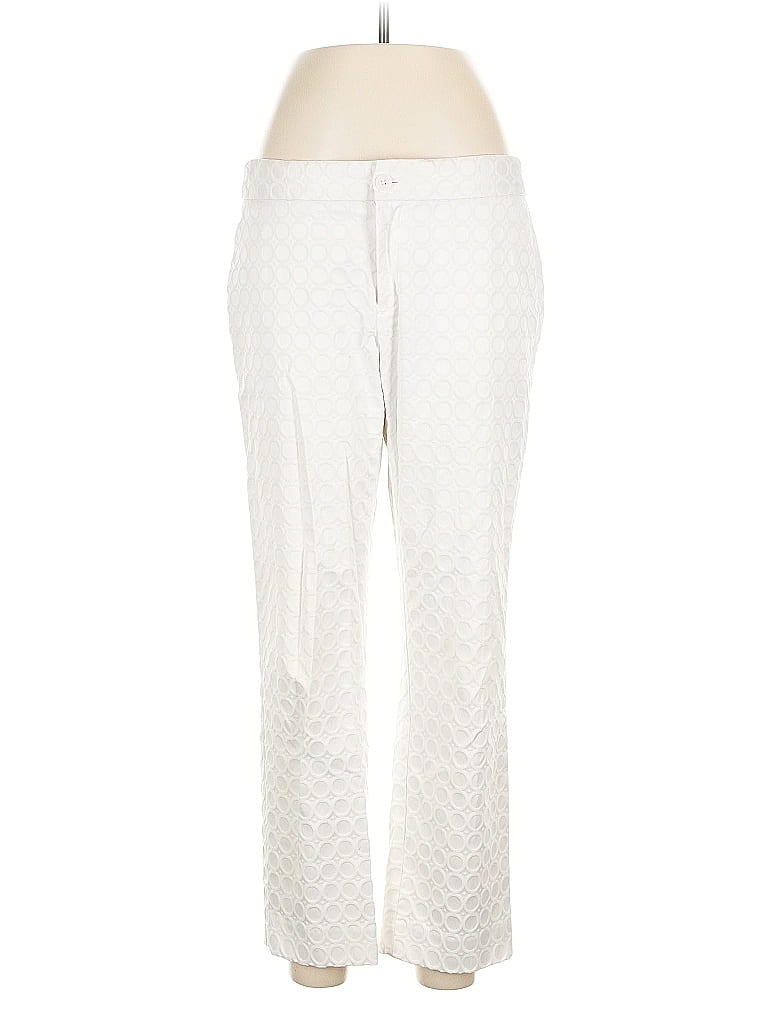 Pre-owned Banana Republic Factory Store Casual Pants In White