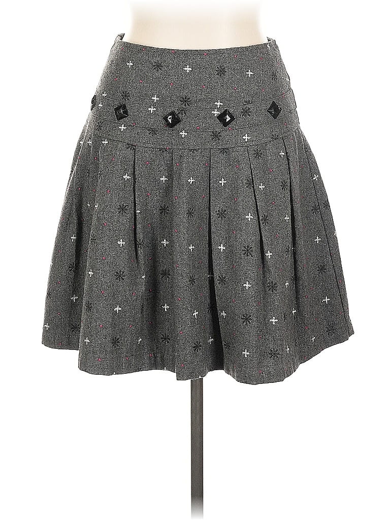 Pre-owned Assorted Brands Casual Skirt In Gray