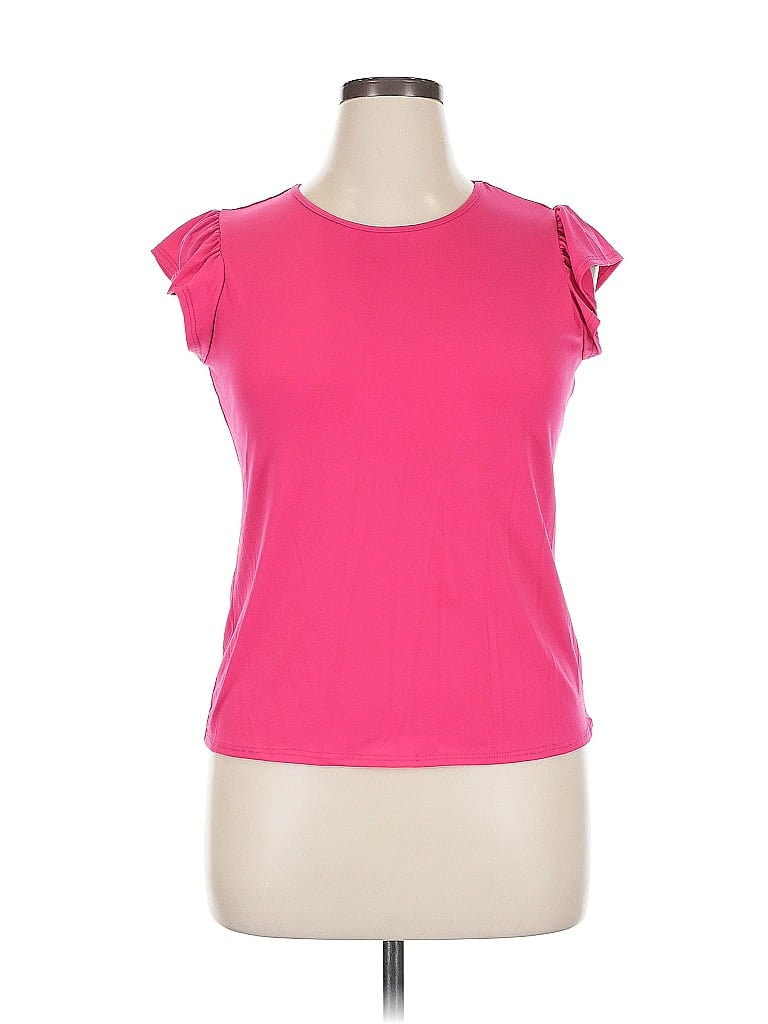 Pre-owned Morgan Taylor Active T-shirt In Pink