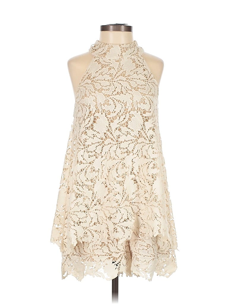 Pre-owned Judith March Romper In White