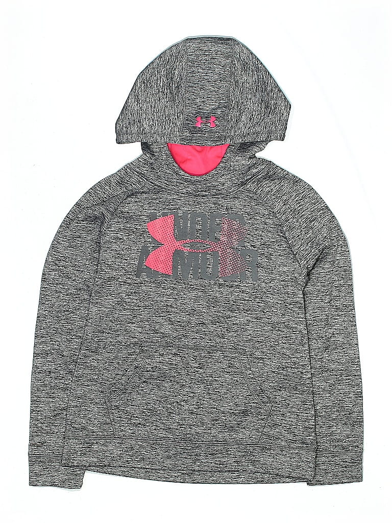 Click to view more detailed imagery on our partner's website Pre-owned Under Armour Kids' Pullover Hoodie In Gray