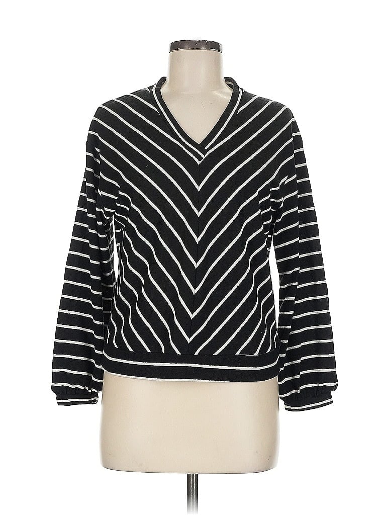 Pre-owned Monteau Pullover Sweater In Black