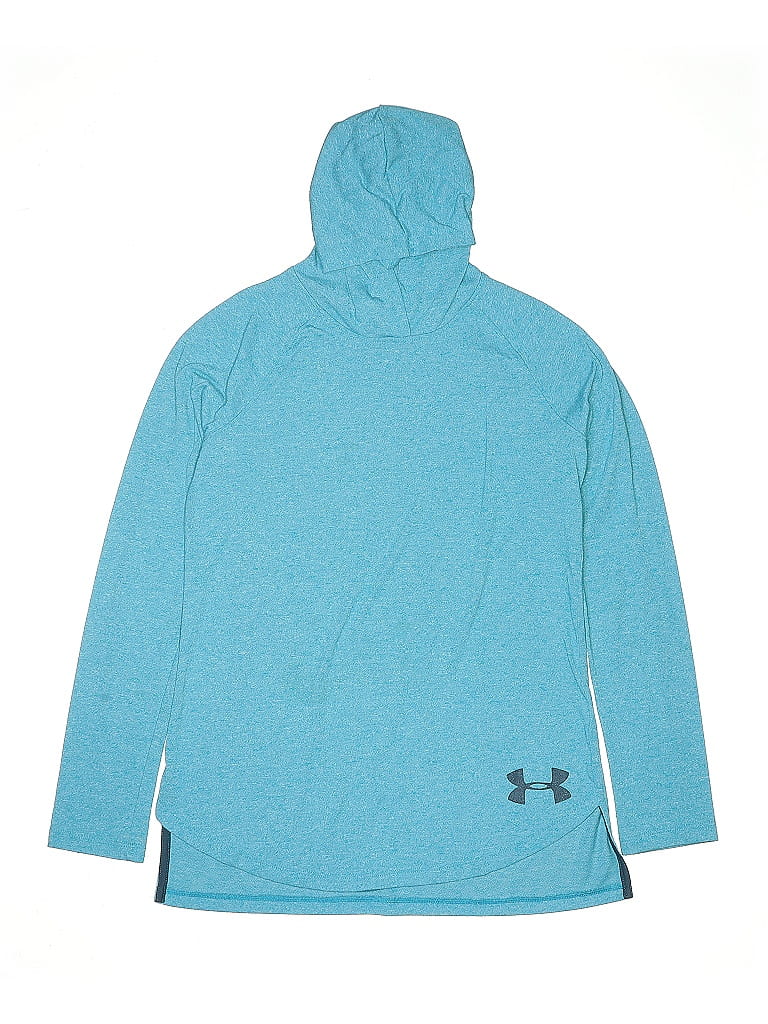 Pre-owned Under Armour Kids' Pullover Hoodie In Blue
