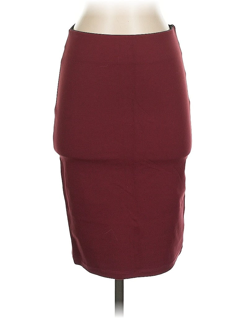 Pre-owned Stella Luce Casual Skirt In Burgundy